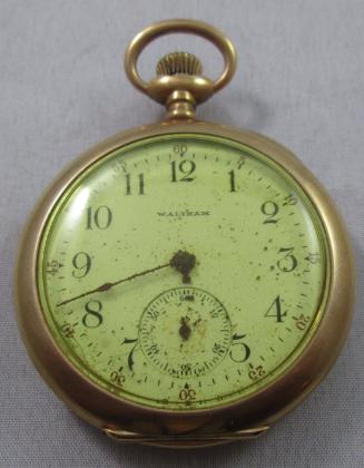 Pocket watch in case