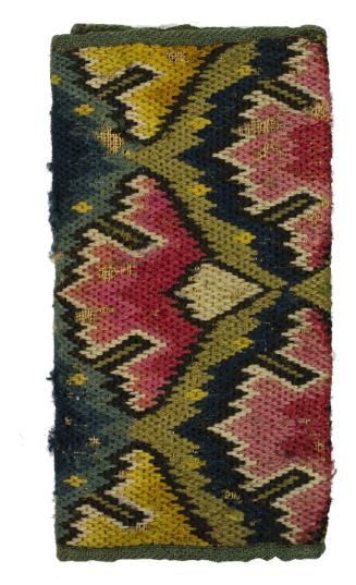 Pocket book: woven geometric design