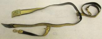 Sword belt and buckle; belonged to Abner Doubleday