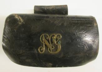 Cartridge box with cap pouch and belt fragment