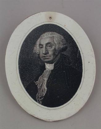Plaque depicting George Washington
