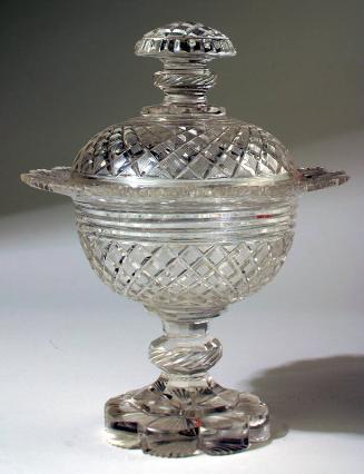 Footed compote with cover