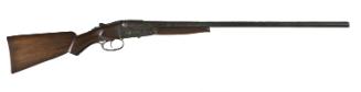 Parker double barrelled shotgun: inscribed