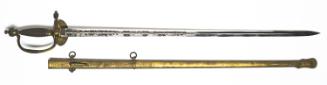 Foot officer's sword and scabbard