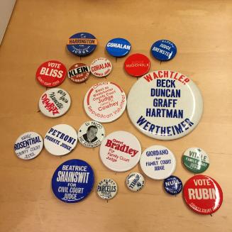 Pin-back buttons (group of 21)