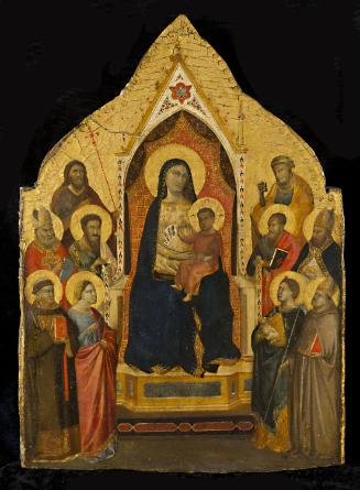 Madonna and Child Enthroned with Ten Saints: Maestà