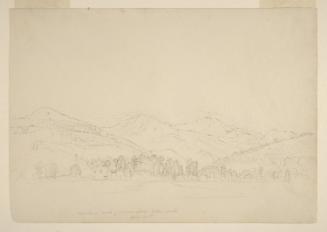 Mountains North of Schroon Lake, New York; from the disassembled "Schroon Lake Sketchbook"