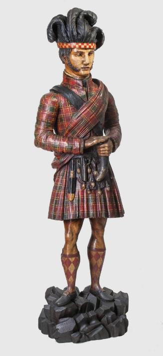 Scottish Highlander tobacco shop figure