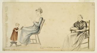 Woman and Young Girl; Mrs. John Cochran (Gertrude Schuyler 1724–1813)