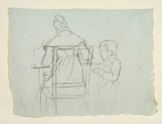 Seated Woman and Boy, from the Economical School Series