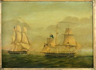 Engagement between the U.S. Frigate "Chesapeake" and H.M.S. "Shannon"