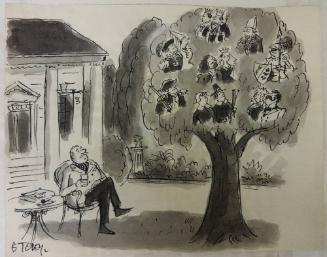 Study for cartoon: Family Tree