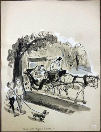 Central Park Drawings, No. 20: "Look, Jane! They're all asleep!"
