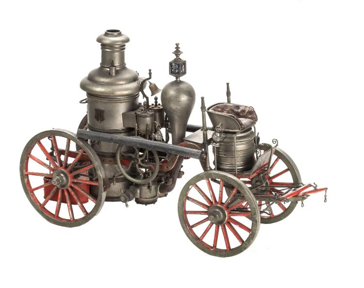 Model of steam fire engine