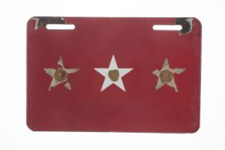 General's vehicle plate