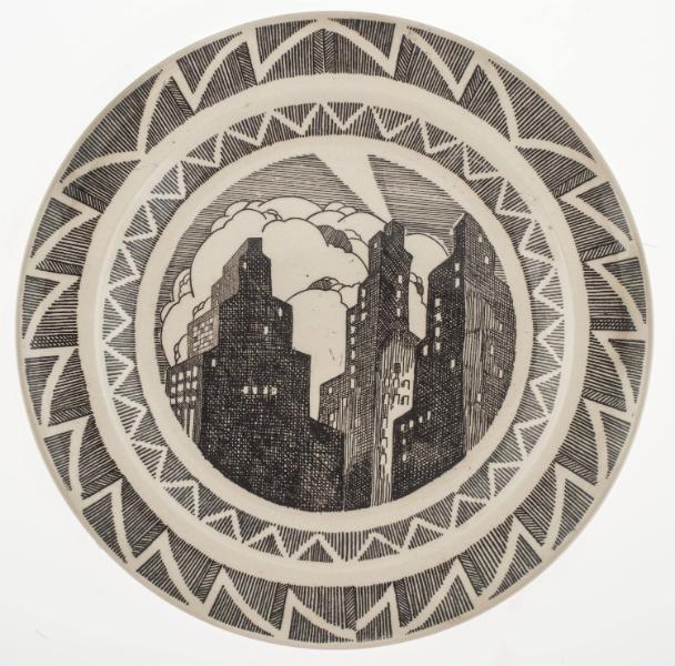 Manhattan Skylines plate