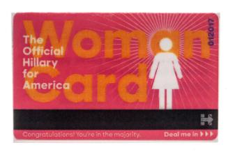 The Official Hillary for America Woman Card