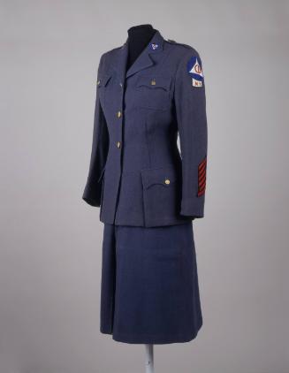 Civil Defense uniform coat worn by Ann L. Adikes (1896–1956)