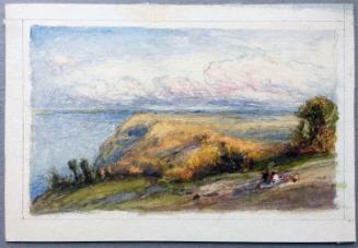 Study for “View from High Tor, Haverstraw, New York"
