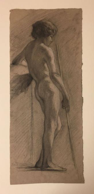 Standing Nude Adolescent from the Back
