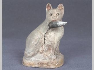 Chalkware (cat and mouse)