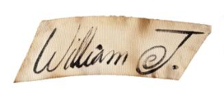 William J. millinery label