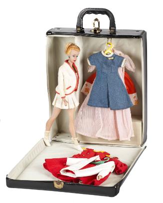 Barbie doll and case