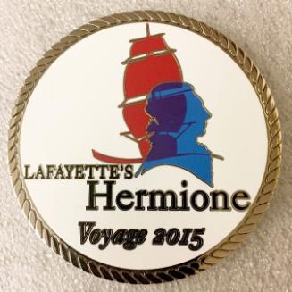 Lafayette's Hermione Voyage 2015 medal
