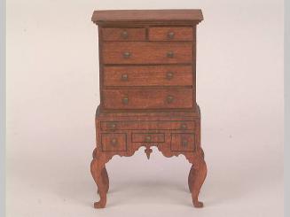Doll house furniture: chest on chest