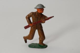 Soldier advancing