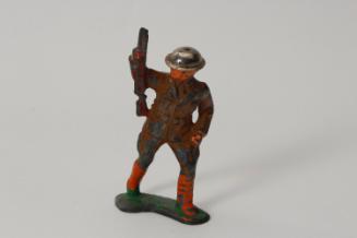 Soldier advancing