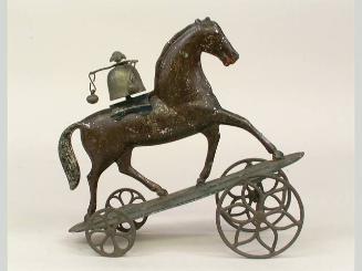 Bell toy: trotting horse