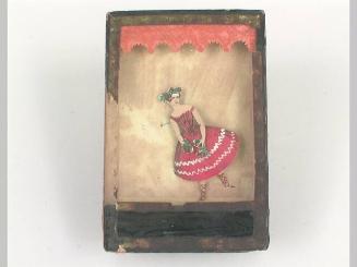 Mechanical box: woman dancer