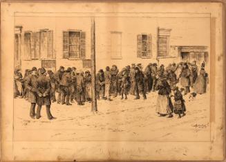 Outcasts Waiting for a Free Dinner, New York City