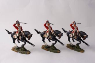 British 17th Light Dragons cavalry mounted