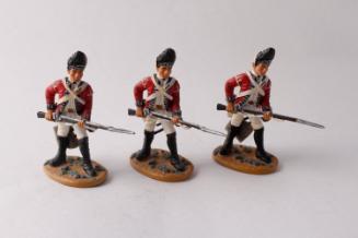 Battle of Monmouth British 23rd Foot Grenadiers (Royal Welch Fusiliers) Infantry charging