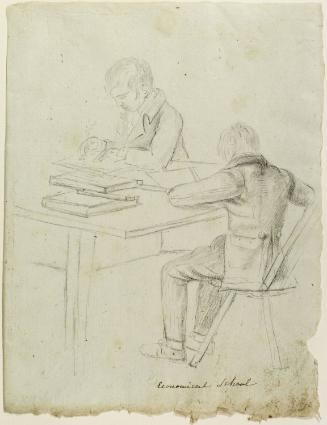 Two Boys Studying, from the "Economical School Series"