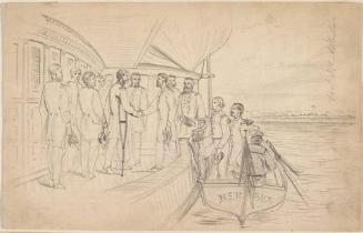 Reception of General Sherman by General Foster on Board the Revenue Cutter Nemaha, in the Ogeechee River, Georgia, December 14, 1864