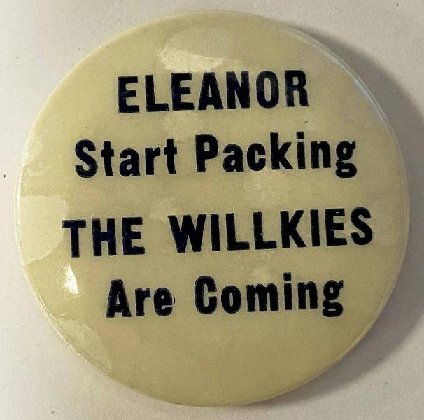 Campaign button: Eleanor Start Packing ...