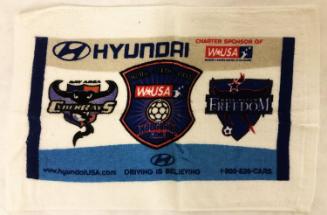 Women's United Soccer Association 2001 Inaugural Game towel