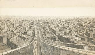 View of Brooklyn from the Brooklyn Bridge, Brooklyn, New York