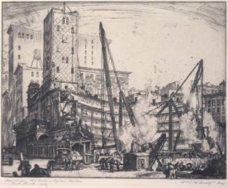Demolishing Old Madison Square Garden, Fourth Avenue and 26th Street 1927