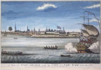 A View of Fort George with the City of New York from the S. W.