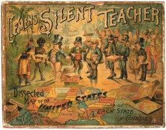 Clemens' Silent Teacher: Dissected Map of the United States, State of Illinois