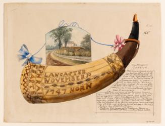 Powder Horn: Ephraim Carter (FW-165), with a Landscape Vignette
Buckman Tavern, Lexington, Massachussetts