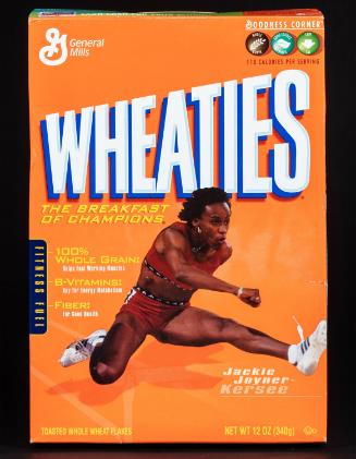 Wheaties cereal box featuring Jackie Joyner-Kersee