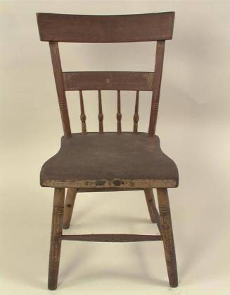 Side chair (one of a set of nine)