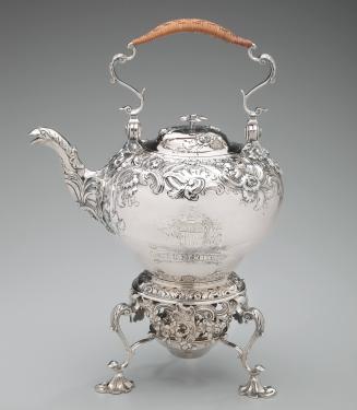 Teakettle and stand owned by Richard Harison (1747–1829)