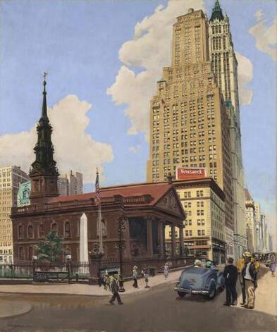 St. Paul's Chapel with Woolworth Building