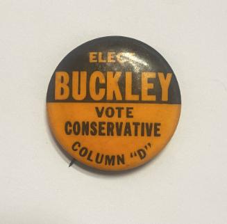 Pin-back campaign button